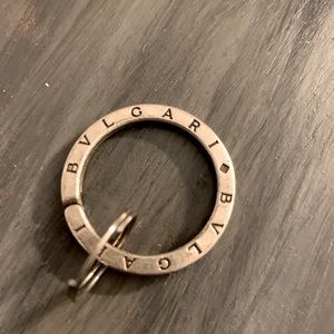 Bulgari Keychain, White Gold, Great Condition!
